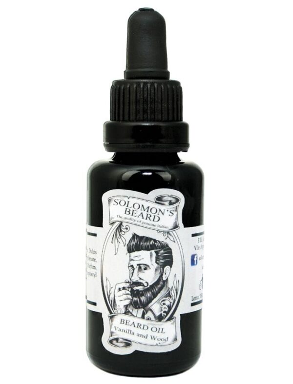 Solomon's Bartöl Vanilla and Wood